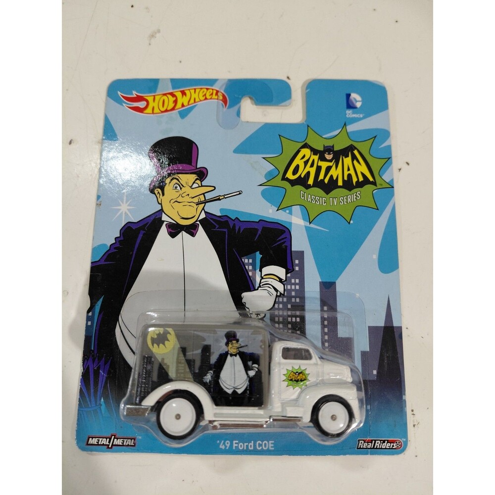 NIP Hot Wheels Batman Classic TV Series 1:64 Die Cast 49 Ford COE Delivery Van